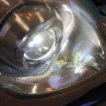スバルＲ１の黄ばみクラックが発生した状態