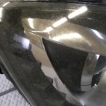 ォルクスワーゲンゴルフ7のクラックが発生したヘッドライト