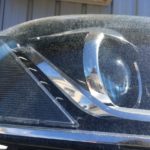 ＶＷパサートのヘッドライトクラックの様子