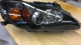 ホンダS2000のヘッドライト黄ばみ除去とクリア塗装施工 (10)
